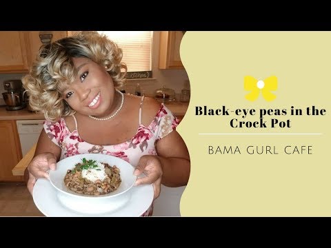 How to cook Black-eye peas in the Crock Pot