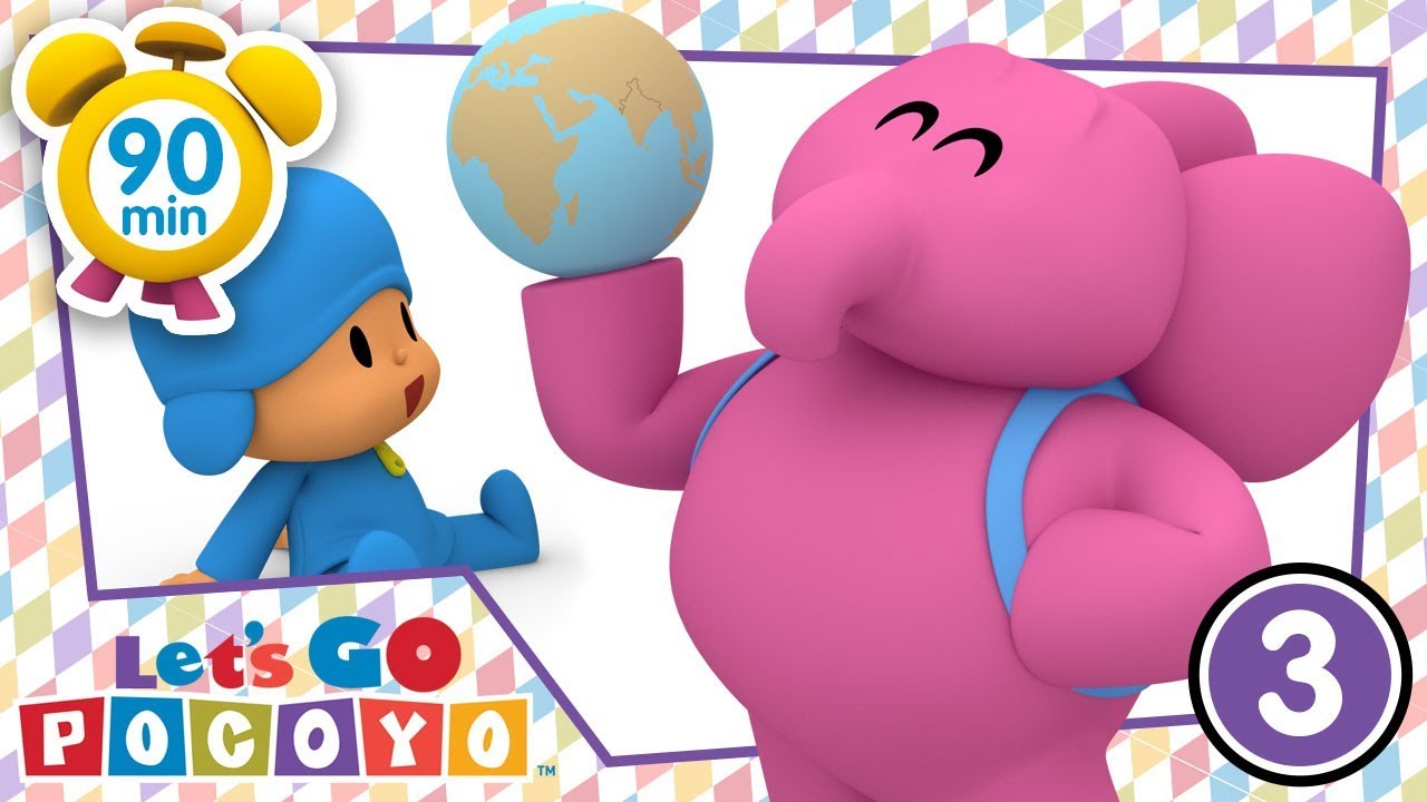 🍽 LET'S GO POCOYO! - O restaurante do Pocoyo  DESENHOS ANIMADOS de POCOYO  em PORTUGUÊS do BRASIL 