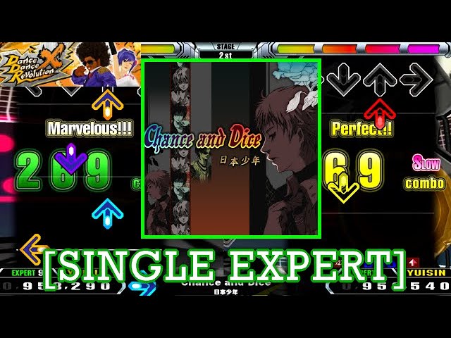 DDR X】 Chance and Dice / 日本少年 [SINGLE EXPERT] 譜面確認+Play