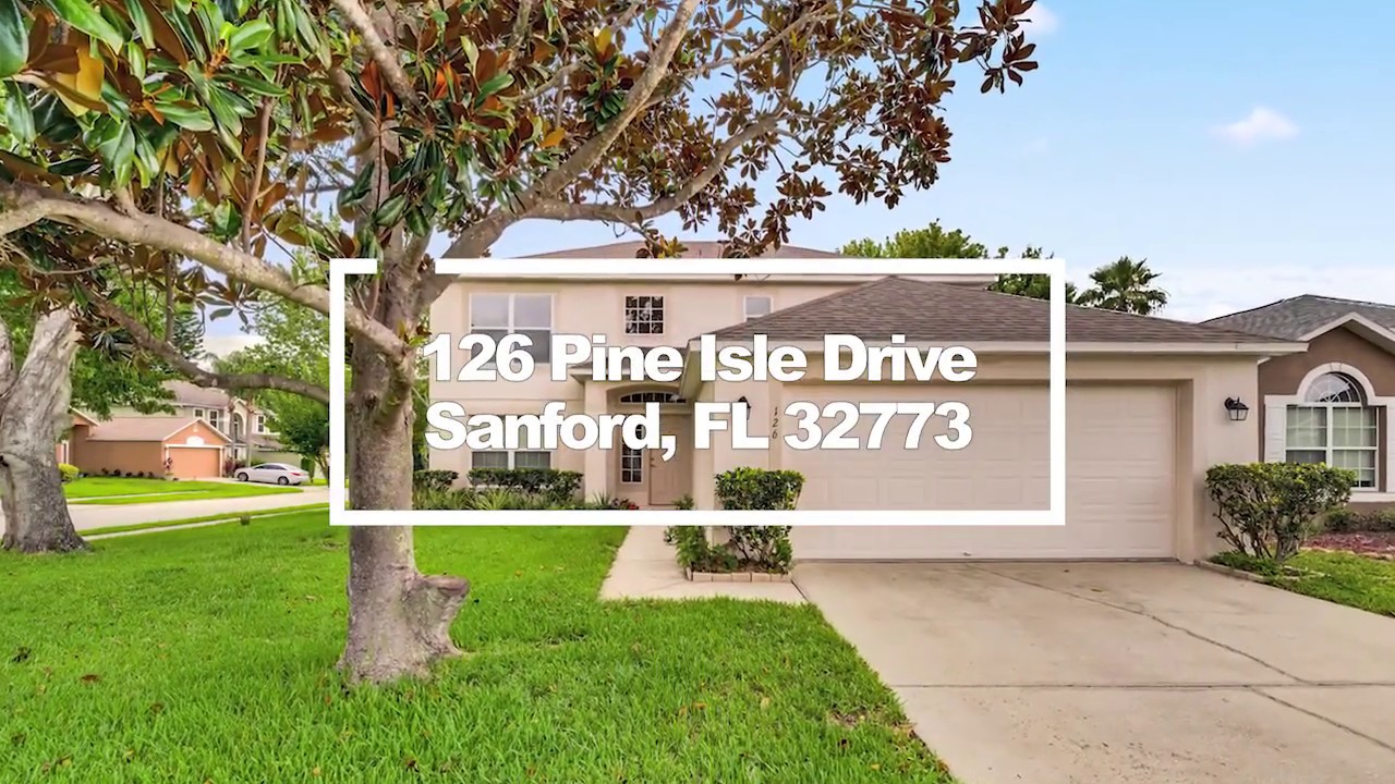 JUST LISTED IN SANFORD, FL! ORLANDO REAL ESTATE 126 PINE ISLE DRIVE