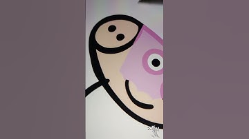 • Procreate Peppa Pig as Finn Adventure Time • #procreate #drawing #shorts #shortsvideo  #digitalart