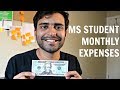 MS Student Monthly Expenses in US  | MS in US