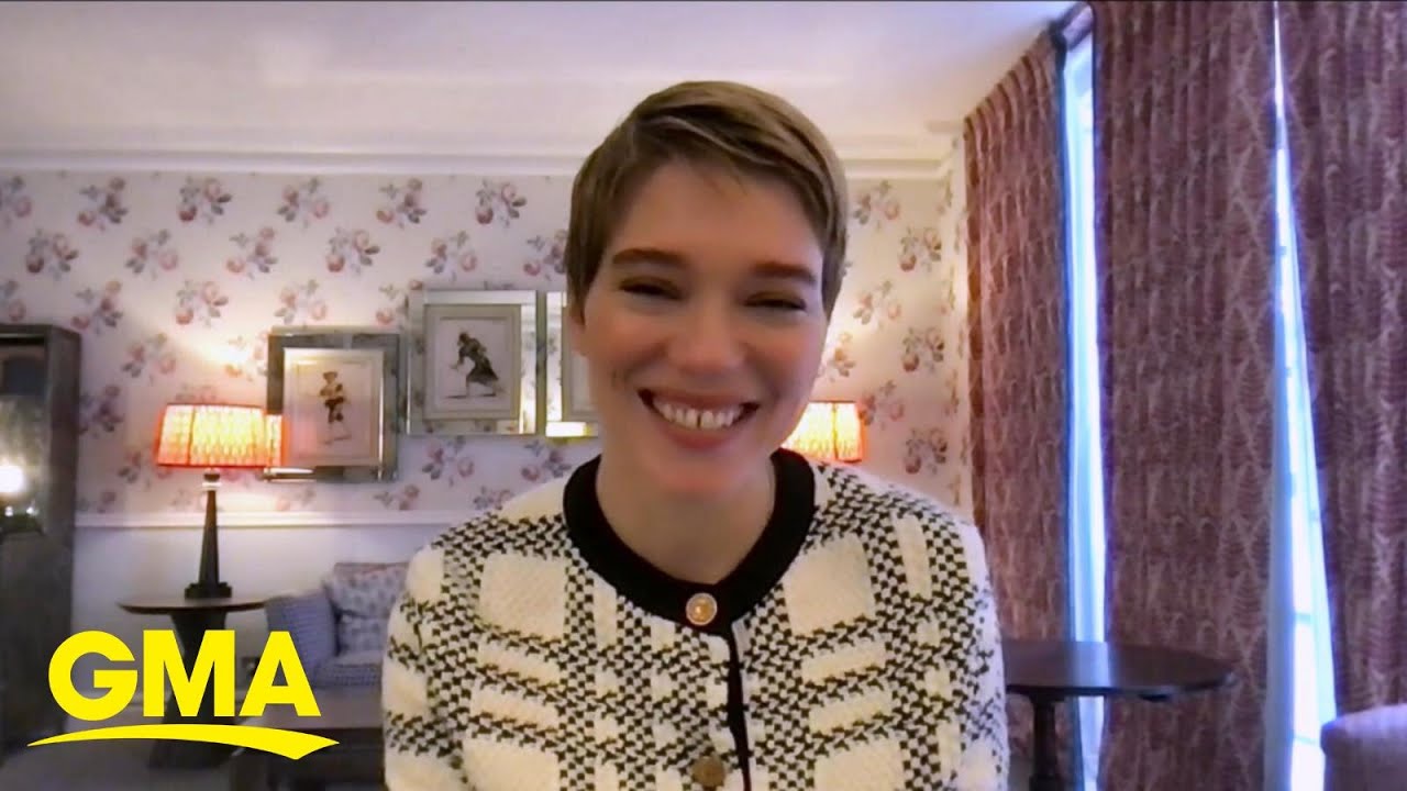 Léa Seydoux talks about new James Bond film, 'No Time to Die' l GMA 