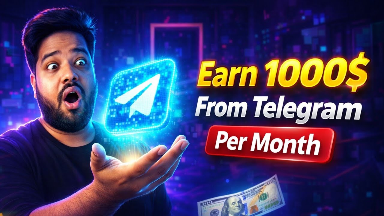 Earn 1000$ 💴 per month from Telegram Channel | How to earn money from Telegram | Earning Tips 2026