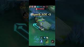 Throw and Flameshot 😂 #mobilelegends #mobilegaming #mobilecreator