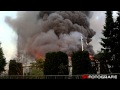 Grote brand ( GRIP 1) bij grafkistenfabriek in Burgum