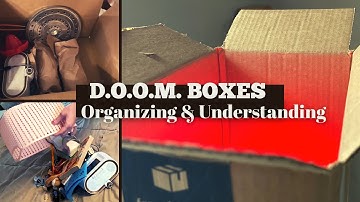 DOOM Box Organize With Me | How To Organize, What is a Doom Box?