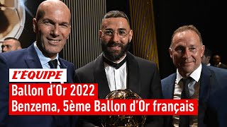 Ballon d'Or 2022 - Zidane, Platini, Papin, Kopa ... À quelle place se situe Benzema ?