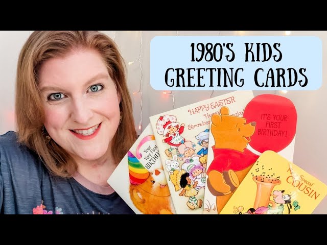 ASMR Vintage 1980's Kids Greeting Cards Show & Tell (Soft Spoken/Whisper)