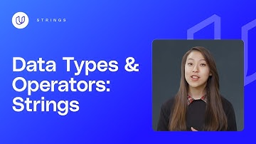 Data Types & Operators: Strings (AI Programming with Python)