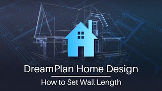 How to Set Wall Length | DreamPlan 3D Home Design Software Tutorial screenshot 4