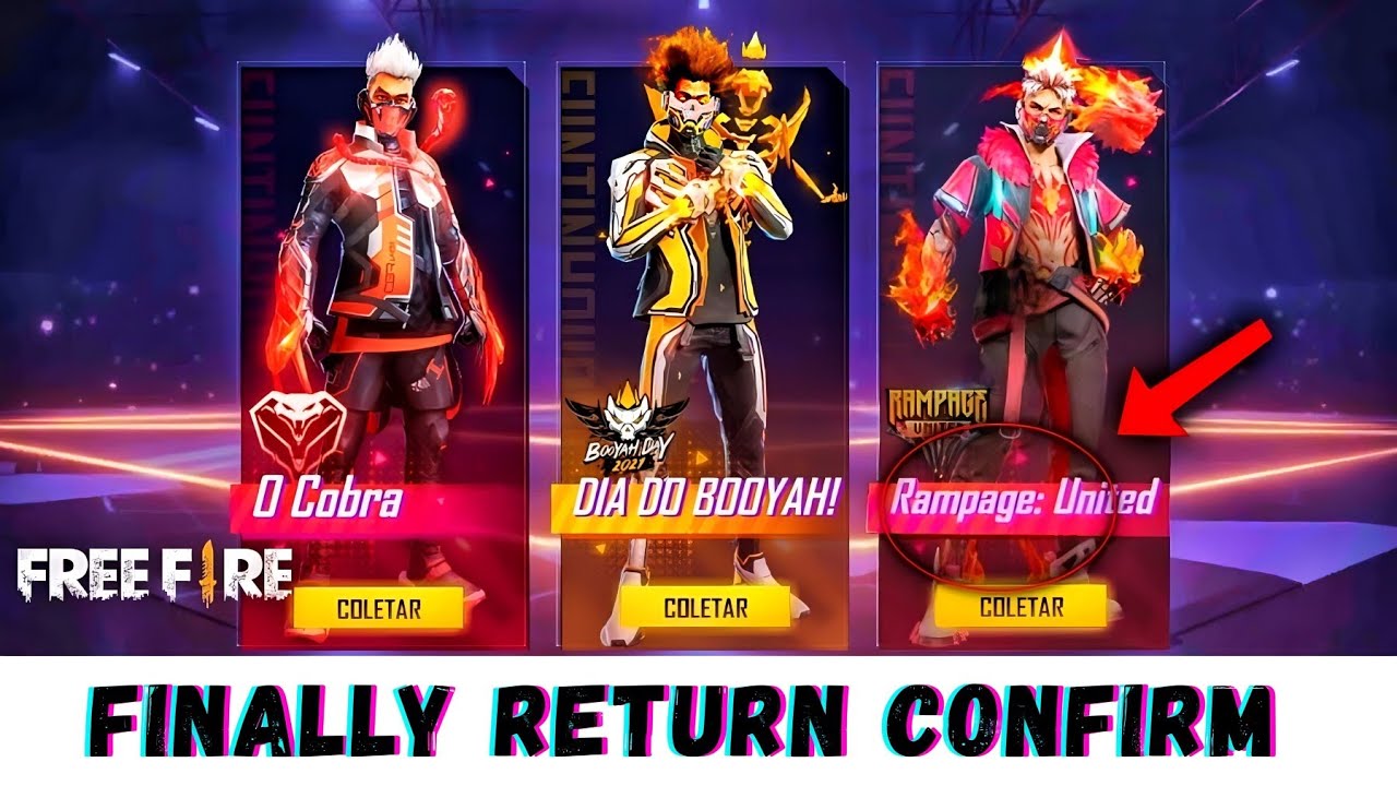 BIG GOOD NEWS 🥳 RETURN CONFIRM ⚡FF RETURN OLD RARE ITEMS 🤯💥