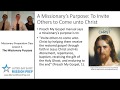 Mission prep class lesson 1 the missionary purpose