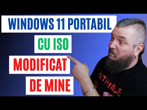 Instalare WINDOWS 11 PORTABIL Cu ISO Modificat De Mine