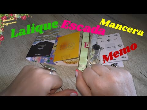 Очередной АРОМАТический затест👃Lalique/Mancera/Escada/Memo🥀 Очередной АРОМАТический затест👃Lalique/Mancera/Escada/Memo🥀