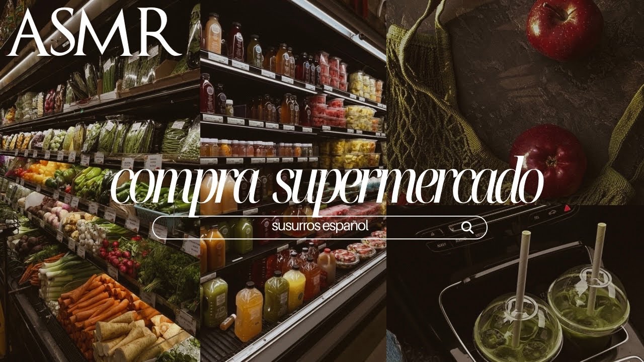 ASMR |  os enseño compra de supermercado carrefour 🤎🥐🌿