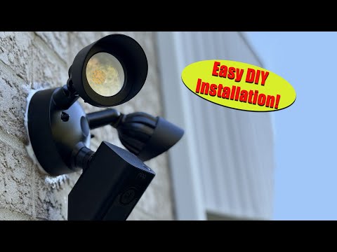 Unboxing Ring Floodlight Cam Wired Plus Easy Install Steps