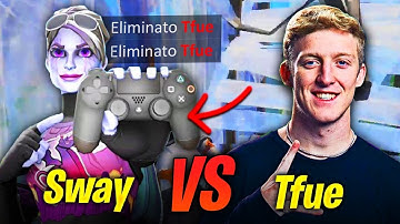 FAZE SWAY DISTRUGGE TFUE in 1V1 CREATIVE! (0 di ping contro miglior controller player!) 😲