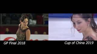 Elizaveta Tuktamysheva Grand Prix Final 2018 Vs Cup Of China 2019 Елизавета Туктамышева 20182019