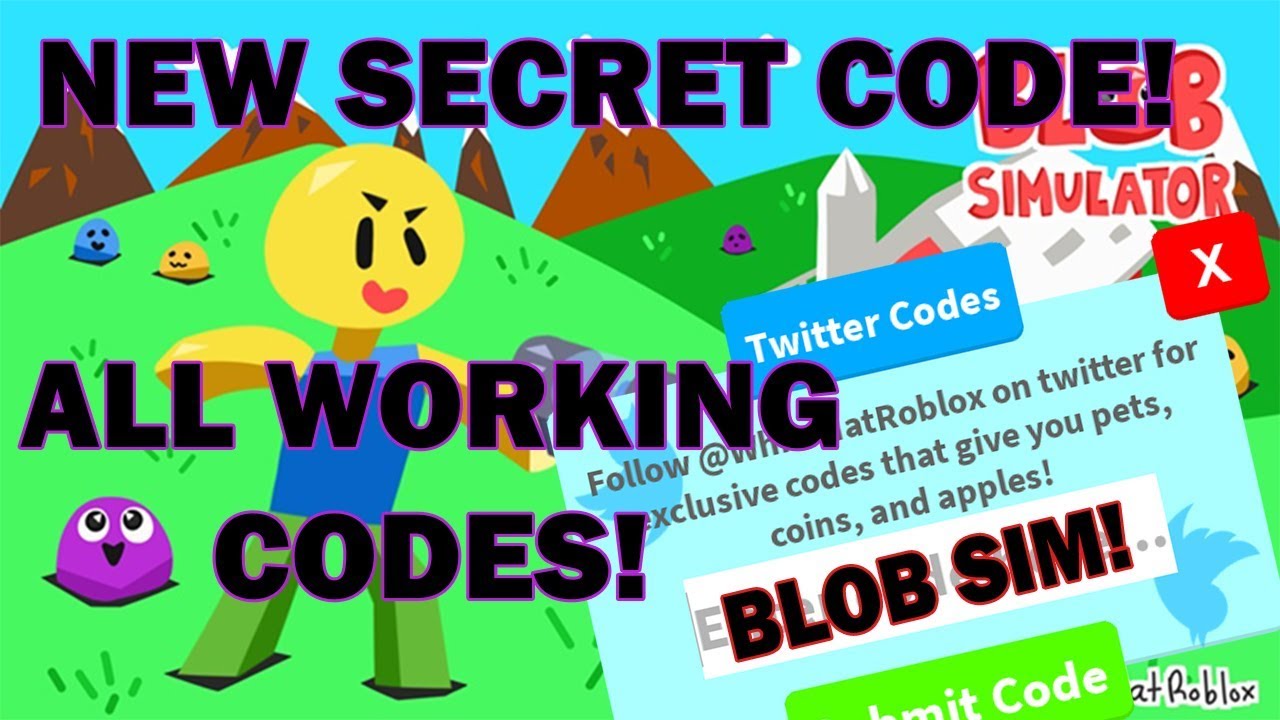  NEW SECRET CODE ALL WORKING CODES Blob Simulator Roblox YouTube