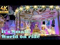 Its a small world ride  disneyland paris 2024  disneyland world 4k  disneyland park rides