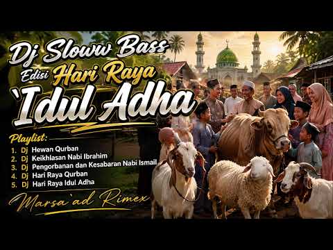 DJ Sloww Bass Edisi Hari Raya Idul Adha 🐄🐐 Full Bass Santuy Terbaru 2026 | Marsa’ad Rimex