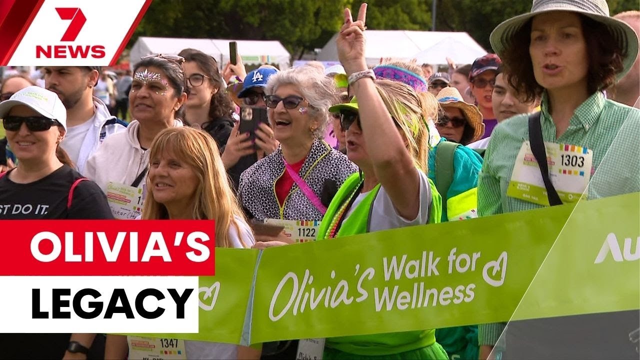 Olivia’s legacy lives on as thousands walk for wellness | 7NEWS