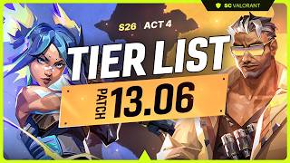 NEW Agent Tier List PATCH 13.06! - INSANE Patch Update!