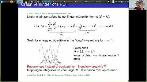 HYDW08 | Dr. Rémy Dubertrand | Ergodic and Non-Ergodic Many-Body Dynamics in Strongly Nonlinear.