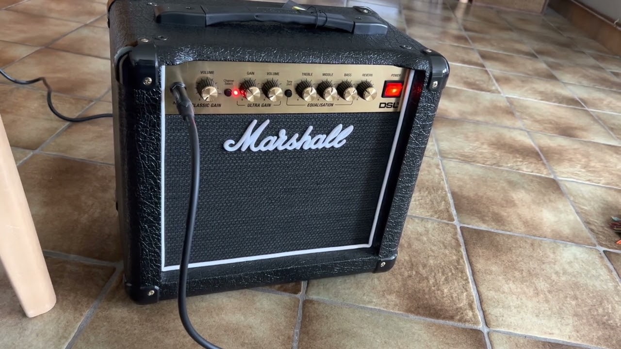 Modified Marshall DSL1CR - AC/DC tones - YouTube