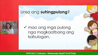 MTB MLE 1 Cebuano  - Wednesday Week7 Q4 ETUlay