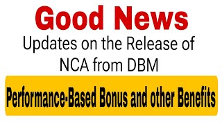 Good News! Updates sa Notice of Cash Allocations na ni- release ng DBM | Performance-Based Bonus