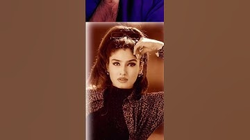 Raveena Tandon with Akshay Kumar 👩‍❤️‍👨💖💝💗💕 #raveenatandon #akshaykumar #beautiful #90s #shorts