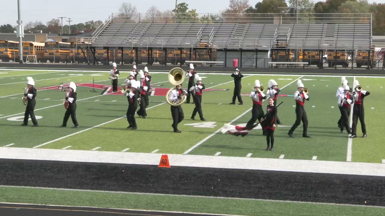 Camden-Frontier Marching Band at MSBOA 10/18/2025