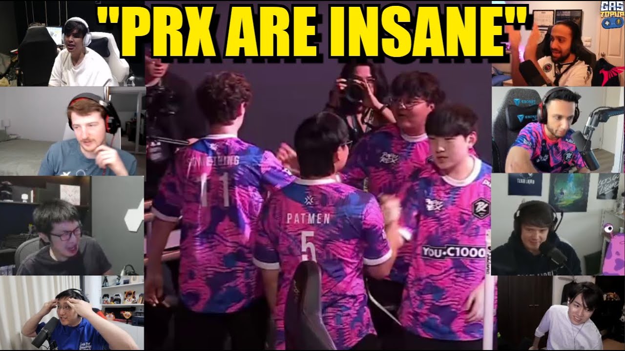 Prx Nothing Valorant pros/streamers react to PRX Dominant victory over T1 in VCT ...