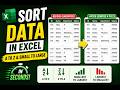 Sort Data in Excel in Seconds ⚡ | A to Z &amp; Small to Large Tutorial