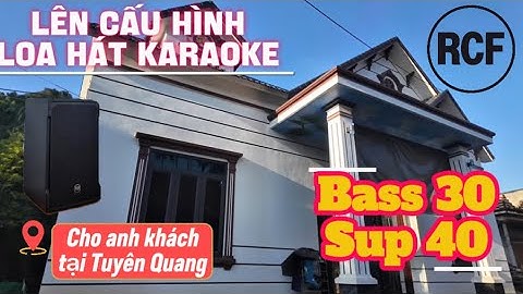 Cấu Hình Sub 40 Nexo Full 30 RCF Vip Cao Cấp Cho Anh Chủ Đầu Tư #viethoangspeaker #loacaocap