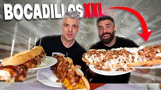 PROBANDO los BOCADILLOS MÁS GRANDES de ESPAÑA! *TAMAÑOS XXL Y PRECIOS SIN SENTIDO*