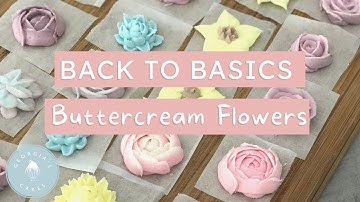 How to Pipe Buttercream Flowers - Piping tutorial! | Georgia