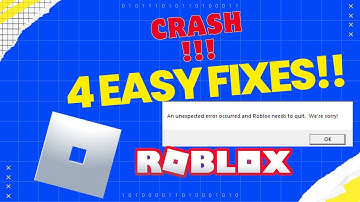 How To Stop Roblox Crashing On PC - 4 Easy Fixes |2025|
