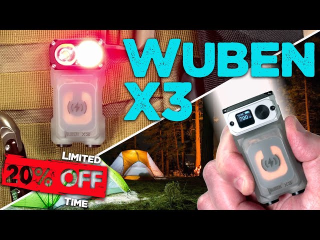 Best EDC Flashlight? Wuben X3 Review & Test - Compact, Powerful, and  Affordable! 