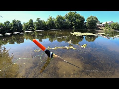 Рыбалка из детства. Ловля карася на поплавочную удочку.