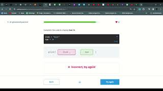 63 AI generated practice | Python Developer | Sololearn