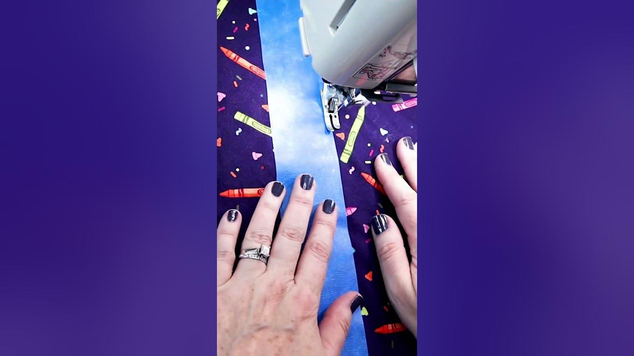 Quilting Hack Use Painter's Tape for quick & easy quilting on small