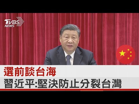 選前談台海 習近平:堅決防止分裂台灣｜TVBS新聞 @tvbsplus