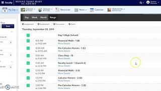 12. Teachers: How to Print Your 6 Day Schedule as a List