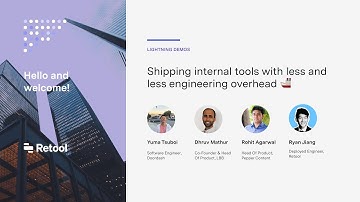 Retool Lightning Demos — Shipping Internal Apps with Less Engineering Overhead