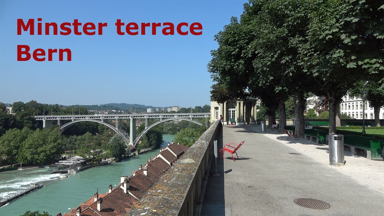 Minster terrace in Bern, Switzerland