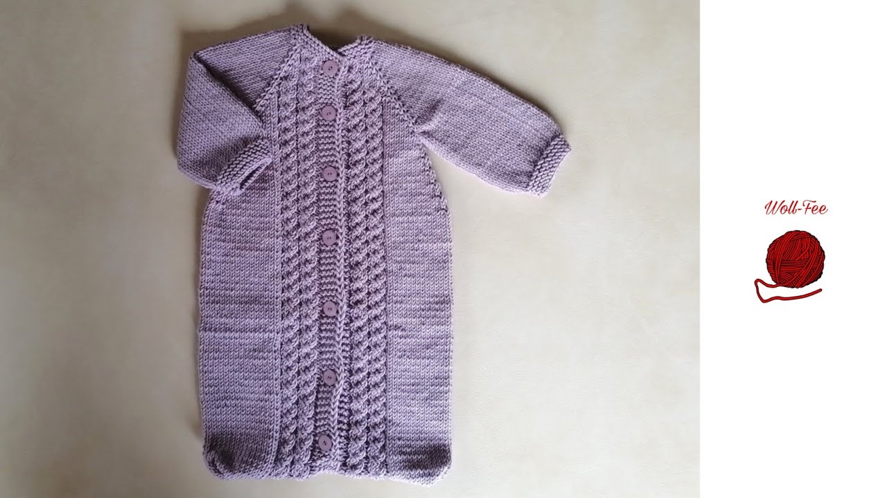 langarm schlafsack Baby Schlafsack langarm mit Kratzschutz in hellgrau – sticklett main image 0