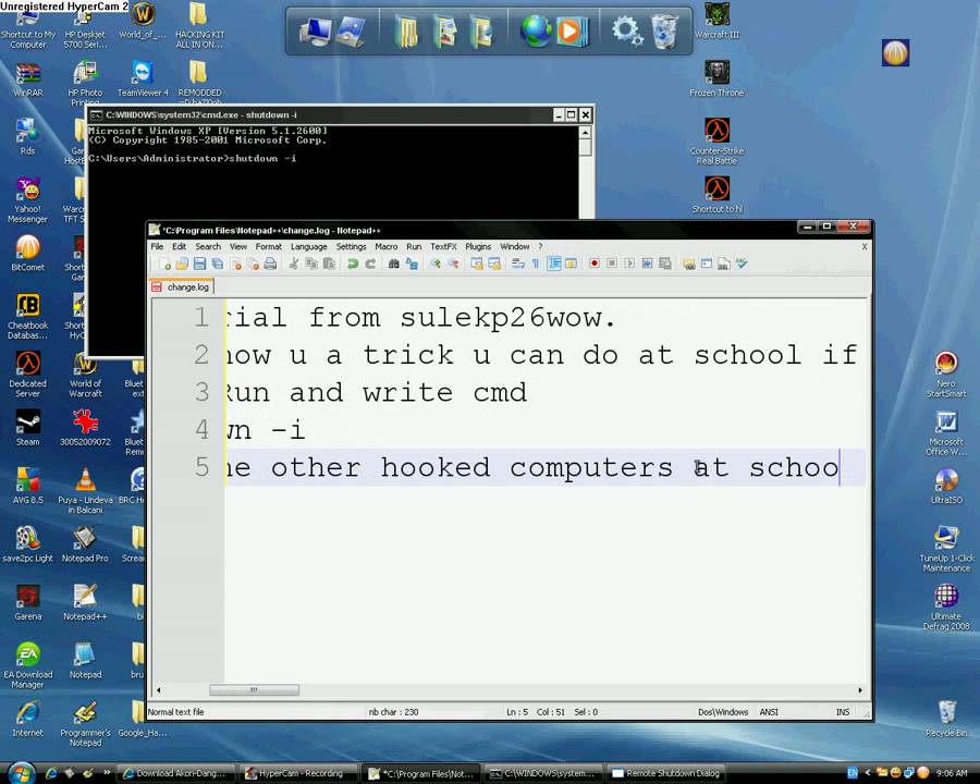 School computer trick - YouTube